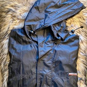 Kenneth Cole Reaction Men’s Black & Silver Windbreaker XL